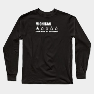 Michigan One Star Review Long Sleeve T-Shirt